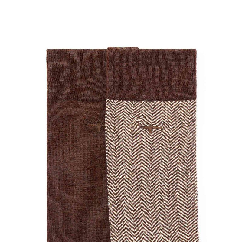 R.M. Williams Nelson Herringbone Sock 2 Pack image number 2